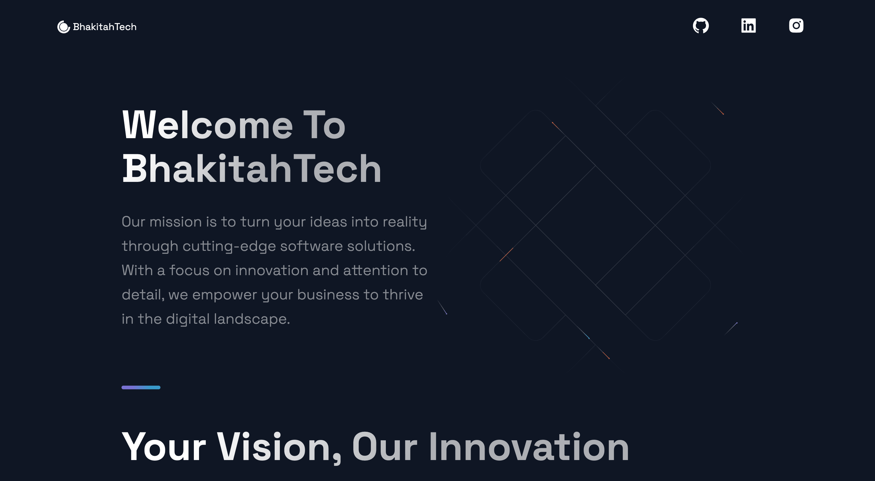 BhakitahTech Website