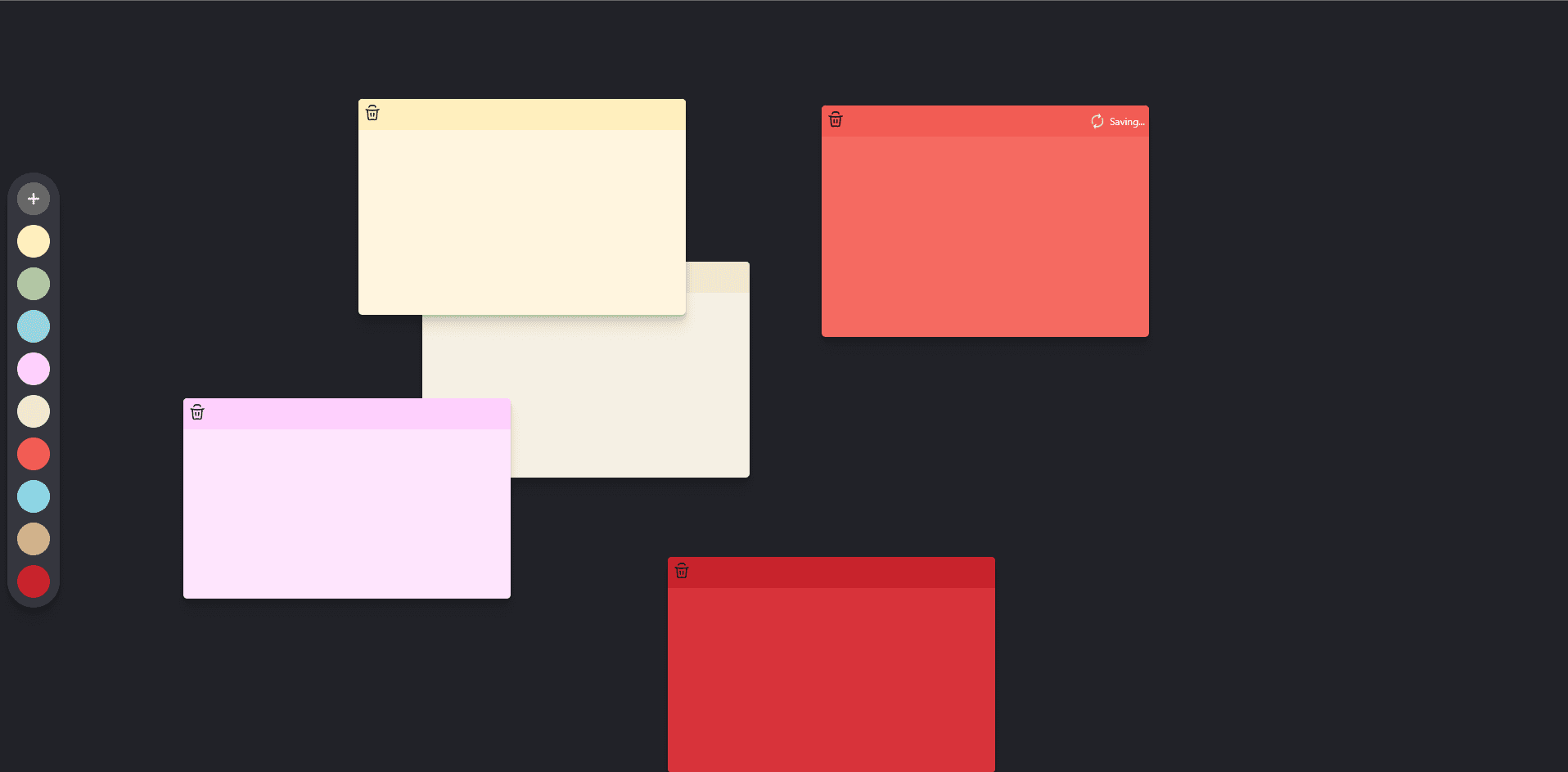 Sticker Notes Website