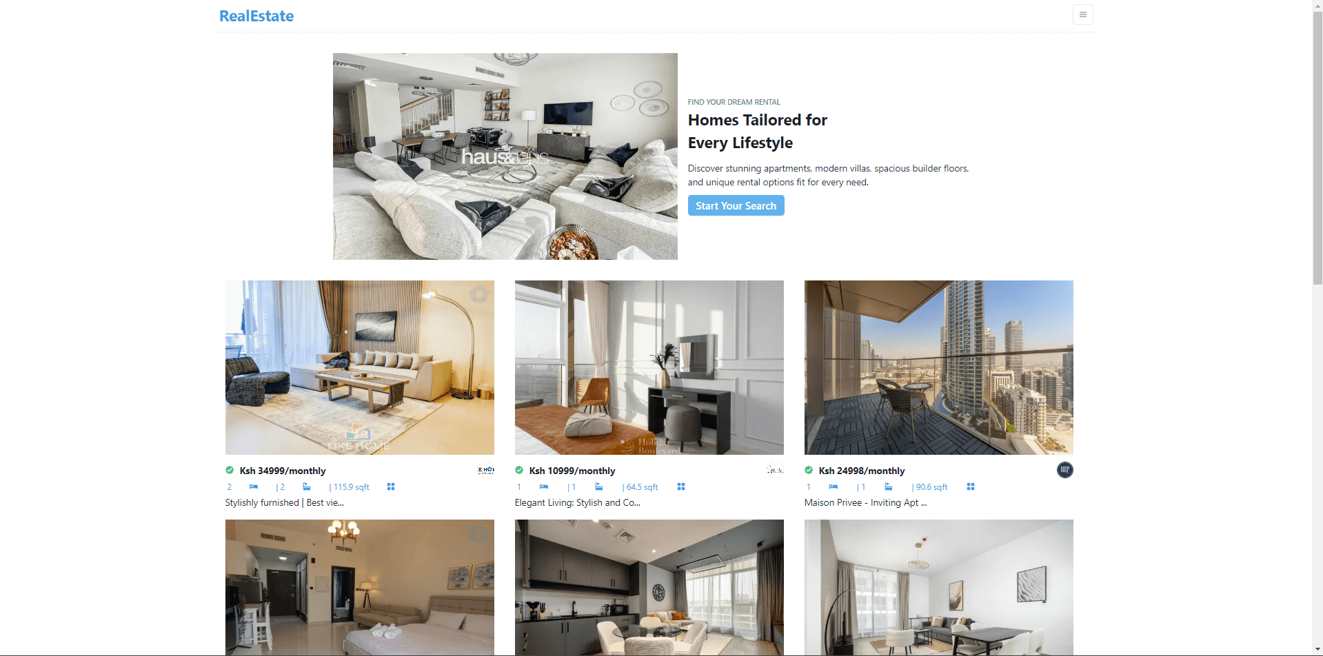 RealEstate Website